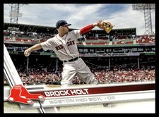 2017 Topps Brock Holt Boston Red Sox #581