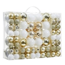 87-Pack Shatterproof Christmas Ball Ornaments Set, Christmas Tree Decorations...