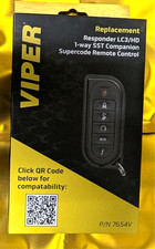 Viper 7652V 1-Way 5-Button Replacement Remote Control Transmitter 7654V 5902V