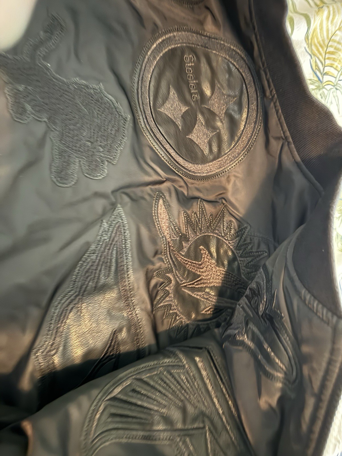 BRAND NEW! Jeff Hamilton Cowboys Reversible Leather Jacket-LARGE-BLACK