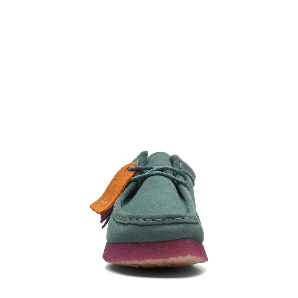 Clarks Wallabee 26168644 Womens Green Oxfords & Lace Ups Casual Shoes - Image 3 of 4