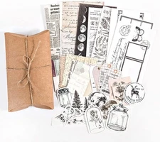 Knaid Vintage Scrapbook Supplies Pack, Decorative Moon Large, Night 