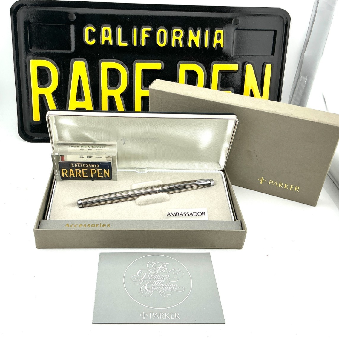 Parker 75 AMBASSADOR for TIFFANY &Co Sterling Silver Fountain Pen