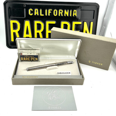 Parker 75 AMBASSADOR for TIFFANY &Co Sterling Silver Fountain Pen