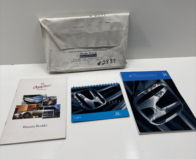#ad 2004 Honda CR V CRV OWNERS QUICK START GUIDE Warranty booklet $17.87