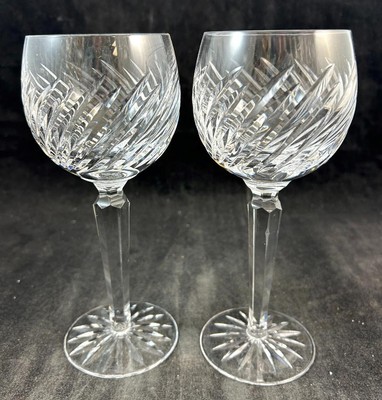Waterford Crystal Michele Pair of Hock Wine Glasses