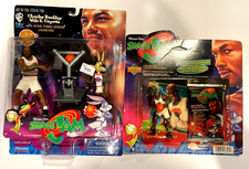 1996 Space Jam Charles Barkley & Coyote, Michael Jordan Bugs Bunny Lot of 2