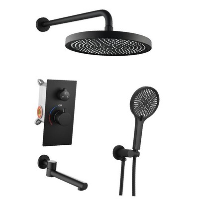 3 Spray Shower System Set with Handheld High Pressure Water Saving Shower