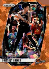 2024 Panini Prizm WNBA #113 Brittney Griner Ice Orange Prizms