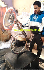 SOUSAPHONE 22 "BELL MADE OF BRASS IN CHROME POLISH+MOUTHPC+ CASE BOX + FREE SHIP