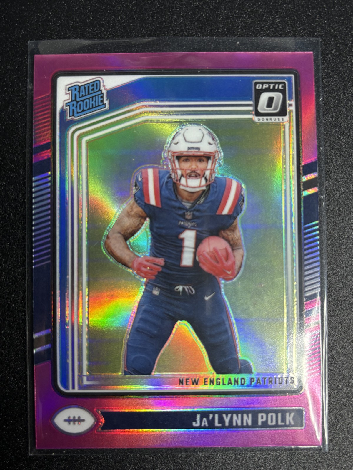 2024 Donruss Optic #240 Ja'Lynn Polk Pink