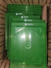  20pc Xbox One Standard Green Boxes Cases 12mm - Single Disc Replacement Box
