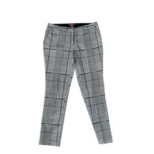 Uniqlo Women's Plaid Pants Size 7 Black White Houndstooth Career Business Casual