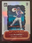 2024 Panini Optic JJ McCarthy Uptowns #10 RC Rookie SSP Vikings