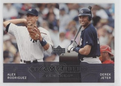 2005 Upper Deck Team Leaders Derek Jeter Alex Rodriguez #280 HOF g2x