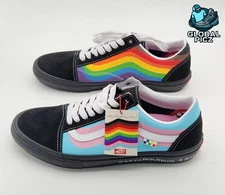  Vans Old Skool Gay and Trans Pride Skateboarding 4 All Sneakers Mens size 11