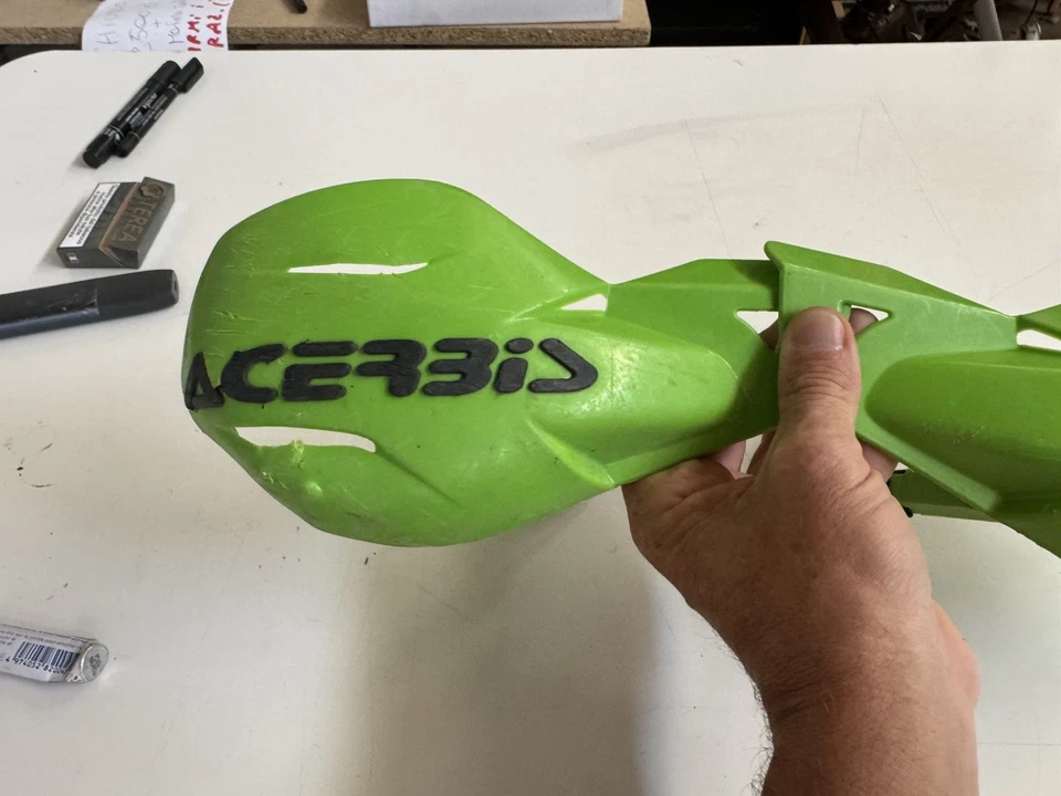 Paramani Noto Della ACERBIS colore  Verde - Universali. Montano Su Tutte Le Moto - Immagine 3 di 4