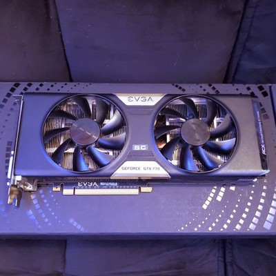 EVGA GTX 770 SC (Super Clocked) 2gb ACX SLI Graphics Card Display Port HDMI DVI