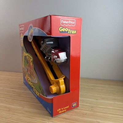 Fisher-Price GeoTrax Rail & Road System Lift n Load Quarry NEW