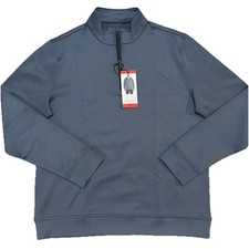 Hickey Freeman Quarter Zip Moisture Wicking Long Sleeve Pullover Mens Size Med