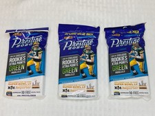 (3) pack lot of 2020 Panini Prestige NFL Football Jumbo Fat Packs (90 cards)