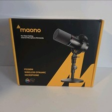 MAONO PD200W Hybrid Wireless Podcast Microphone for PC, Dynamic XLR USB HD Mic