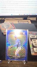 2022 Otto Lopez Panini Prizm Blue Hyper  Prizm SP /199 Rookie Baseball Card #36. rookie card picture