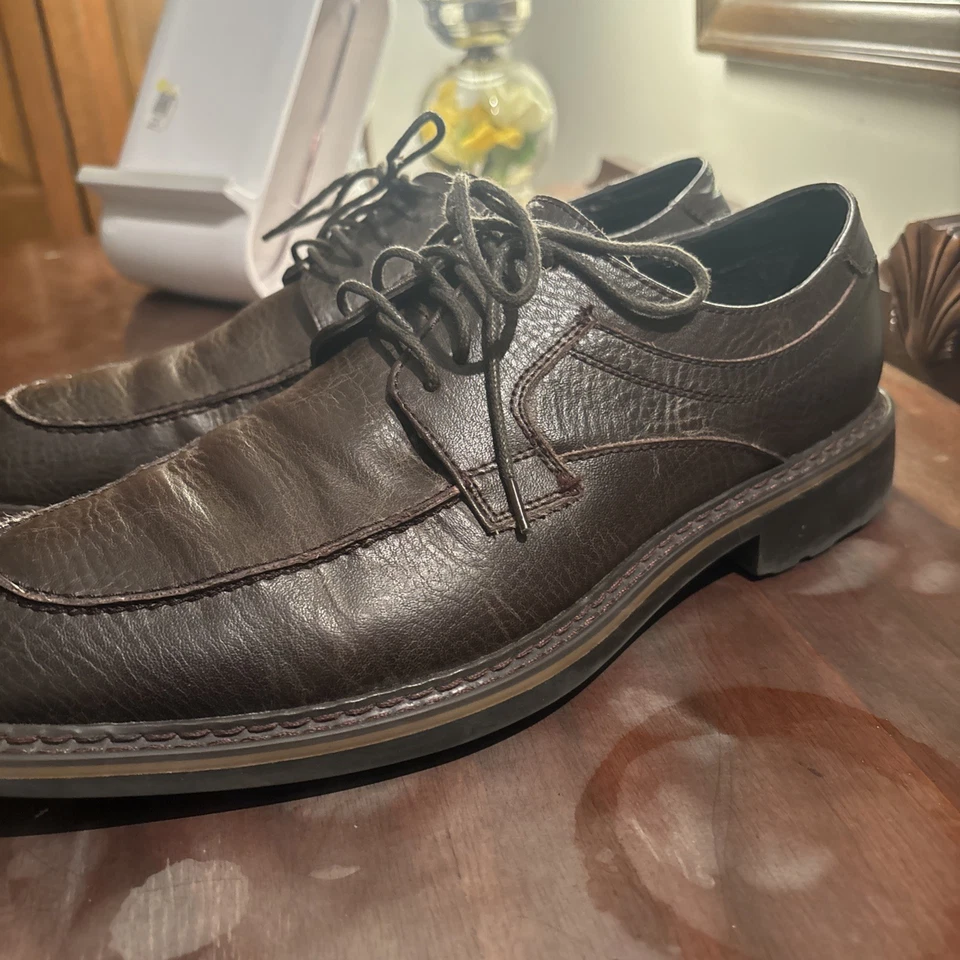 Zapatos de vestir Robert Wayne de cuero marrón talla 11,5 Foto 4 de 4