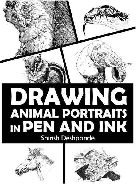 Shirish Deshpande | Drawing Animal Portraits In Pen And Ink | Buch | Englisch-image