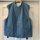 Reproduction Civil War Federal Sky Blue Waistcoat Vest Size 42