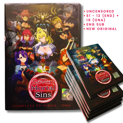 Anime DVD Seven Mortal Sins (1-12End+ONA) *Uncensored* English