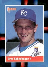 1988 Leaf #68 Bret Saberhagen