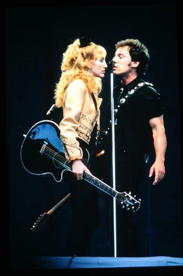 Bruce Springsteen Fotografie Transparenz Original Positive Promo On Stage 1980er - Bild 1 von 4