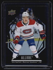 2022-23 Upper Deck Allure #8 Cole Caufield Black Rainbow