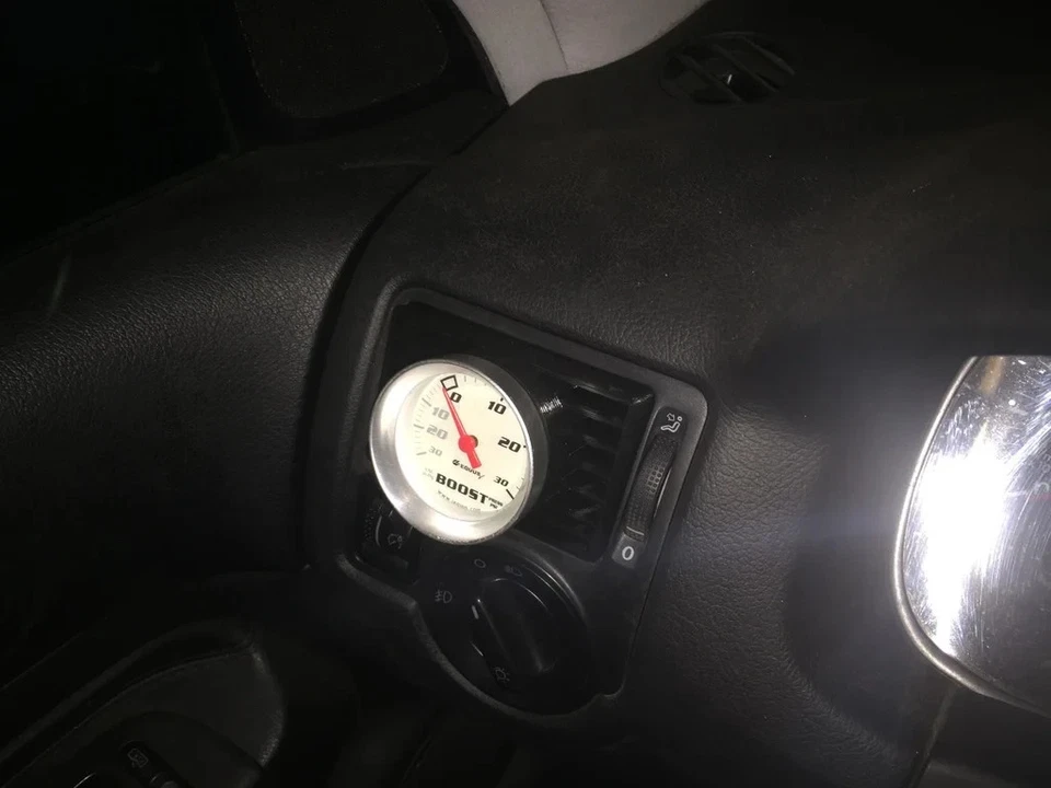 Cápsula de calibre de refuerzo de ventilación de 52 mm para Volkswagen VW MKIV Golf 1997-2005 Foto 2 de 3