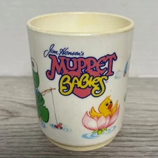 Vintage 1986 Muppet Babies Plastic Cup Jim Henson Deka Plastics USA