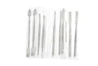 Manicure Pedicure Tool Kit 10pc Steel Double-Sided German Steel Professional