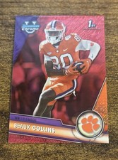 Marketplace image: 2023 Bowman University Chrome 1st Beaux Collins /5 Red Shimmer 1/1 Bookend SSP
