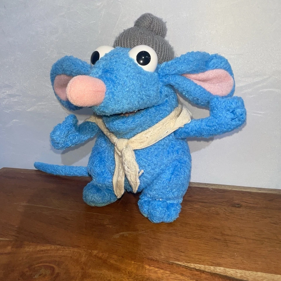 复古 90 年代 Y2K Fisher Price 奶奶 Flutter Bear In the Big Blue House 填充 — 第 3/4 张图片