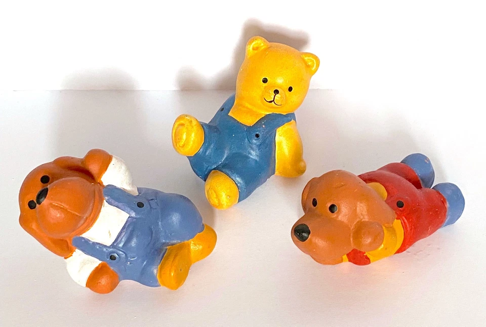 Set 3 Bear Dog Deko - TikTok Cute Cake Birthday Topper Decoration Baptism Baby - Bild 2 von 4
