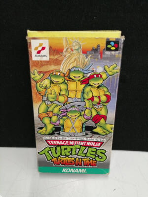 Konami TMNT SHVC-TM Teenage Mutant Ninja Turtles In Time Super