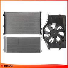 For 16 17 18-19 HONDA CIVIC Cooling Fan And Radiator A/C Condenser Assembly