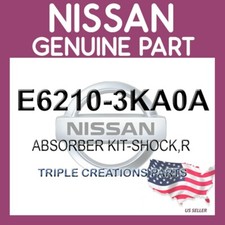 Genuine Nissan E6210-3KA0A Absorber Kit-Shock R E62103KA0A OEM