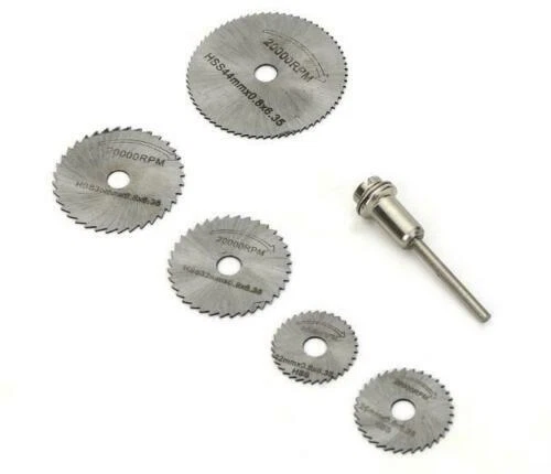 Z-N-HO-G Model Railroader's Rotary HSS Saw Blades (6pc Set) NIB - Image 2 of 2