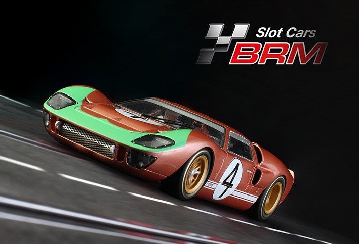 BRM167 1:24 Slot Car Ford GT40 MkII 24H Le Mans 1966 No.4