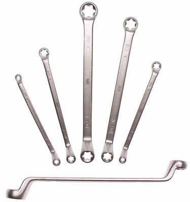 Torx gekröpfte Ringschlüssel E6-E24 Satz 12 Größen E-Profil Schlüssel Werkzeug