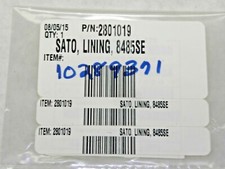 NEW SATO FRICTION WASHER LINING 3/8 ID X 2-3/8 OD X 1/8 THICK PRINTER 8485SE LV