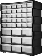 Plastic Parts Storage Hardware Craft Cabinet Wall Mounted Cabinet Organizer New