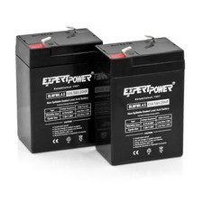 2 Pack - ExpertPower 6 Volt 6v 4.5ah Rechargeable Deer Game Feeder Batteries