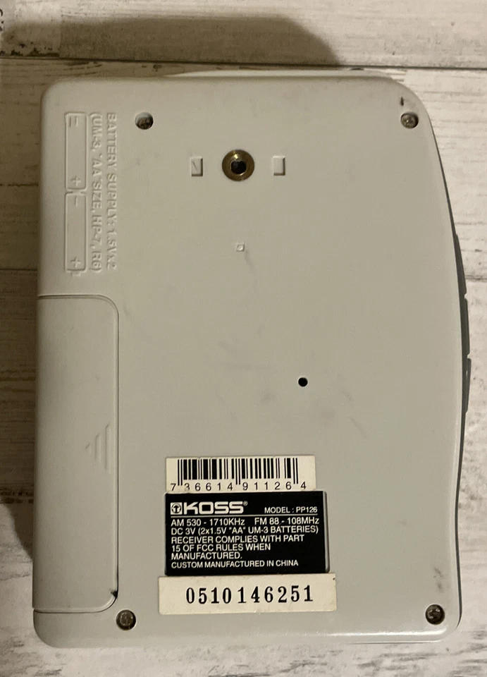 Koss Auto Reverse AM/FM PLL Sintetizador Sintonizador Reproductor de Cassette Estéreo - PP126 Foto 3 de 4